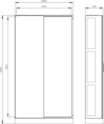 8GK1323-8KP44 Siemens Switch Cabinets, server cabinets Image 2