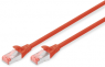 Patchkabel, RJ45-Stecker, gerade auf RJ45-Stecker, gerade, Cat 6, S/FTP, LSZH, 5 m, rot