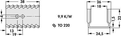 10034997 Fischer Elektronik Kühlkörper Bild 2