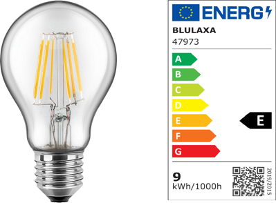 47973 BLULAXA Lampen, Leuchtmittel