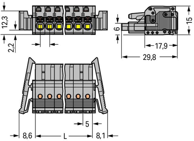 2231-110/037-000 WAGO PCB Connection Systems Image 2