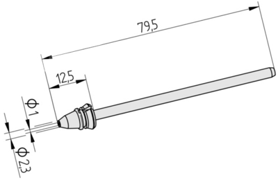 0742ED1023/SB Ersa Lötspitzen, Entlötspitzen und Heißluftdüsen