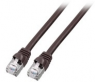 Patchkabel, RJ45-Stecker, gerade auf RJ45-Stecker, gerade, Cat 6, S/FTP, LSZH, 1 m, schwarz