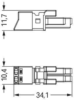 890-282/080-000 WAGO Gerätesteckverbinder Bild 2