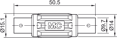 67.9547-28 Stäubli Electrical Connectors Koaxial Adapter Bild 2