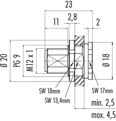 86 0531 1002 00005 binder Sensor-Aktor Rundsteckverbinder Bild 2