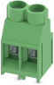 Leiterplattenklemme, 2-polig, RM 6.35 mm, 0,2-6,0 mm², 32 A, Schraubanschluss, grün, 1710056