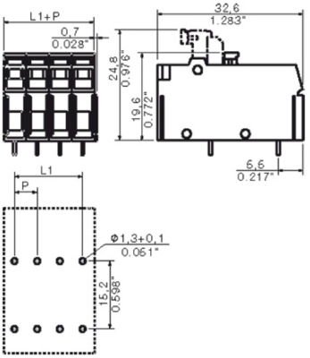 1755180000 Weidmüller PCB Terminal Blocks Image 2