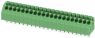 Leiterplattenklemme, 21-polig, RM 3.5 mm, 0,2-1,5 mm², 8 A, Federklemmanschluss, grün, 1985153