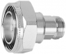 Koaxial-Adapter, 50 Ω, 7/16-Stecker auf N-Buchse, gerade, 100024533