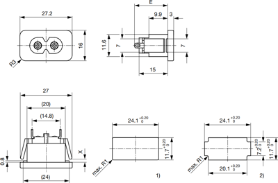 6160.0072 SCHURTER Device Connectors Image 2