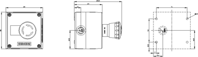 3SU1801-0NE00-4AB2 Siemens Befehlsgeräte im Gehäuse Bild 2