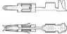 Buchsenkontakt, 0,5-1,0 mm², AWG 20-17, Crimpanschluss, verzinnt, 185158-1