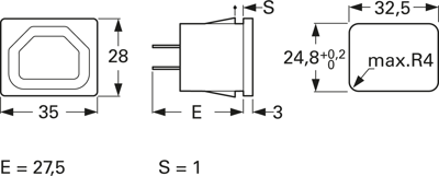 6600.4310 SCHURTER Gerätesteckverbinder Bild 2