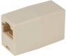 Modular Kupplung RJ45 Bu/Bu 8/8 ungeschirmt, 1:1, beige