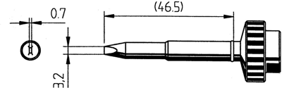 0612EDLF/SB Ersa Soldering tips, desoldering tips and hot air nozzles Image 2