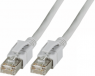 Patchkabel mit beleuchtbaren Steckern, RJ45-Stecker, gerade auf RJ45-Stecker, gerade, Cat 6A, S/FTP, LSZH, 20 m, grau