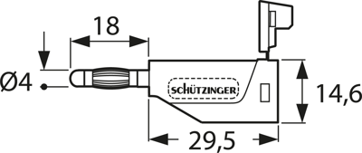 FK 15 S NI / BL SCHÜTZINGER Laborsteckverbinder Bild 2