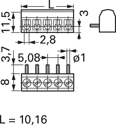 20877102 Weco PCB Terminal Blocks Image 2