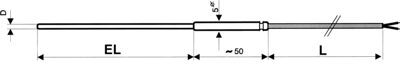 GTF101P-P-3L-B-MB1-D30-0100-L01-S-GE Greisinger Temperaturfühler und Temperaturindikatoren