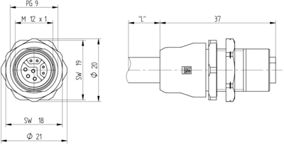 934926001 Lumberg Automation Sensor-Aktor Rundsteckverbinder Bild 2