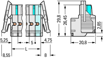 721-2113/037-000 WAGO PCB Connection Systems Image 2