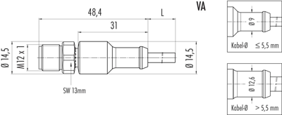 77 3729 0000 50003-0200 binder Sensor-Aktor Kabel Bild 2