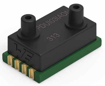 Differenzdrucksensor, -100 bis 1000 kPa / 0 bis 70°C, 4,75-5,25 V, 2513130810401, SMD-8, -25 bis 85 °C, 2513130810401