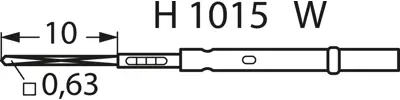 H 1015 W-K PTR Zubehör für Prüfstifte