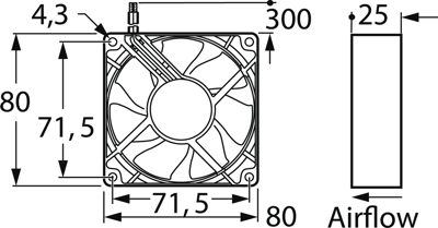 ASFP84371 Panasonic Axiallüfter Bild 2