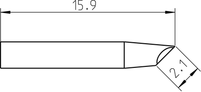 RTP 020 G MS Weller Soldering tips, desoldering tips and hot air nozzles Image 3