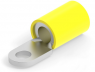 Isolierter Ringkabelschuh, 0,3-1,3 mm², AWG 16, 6.73 mm, M6, gelb
