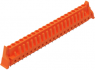 Buchsenleiste, 21-polig, RM 5.08 mm, gerade, orange, 232-181/039-000