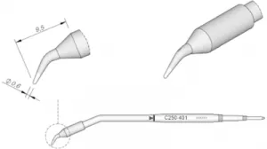 C250401 JBC Lötspitzen, Entlötspitzen und Heißluftdüsen