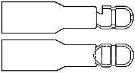 CC2643-000 Raychem Flachstecker