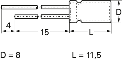 GRC00PB1011HTFL Vishay Elektrolyt Kondensatoren Bild 2