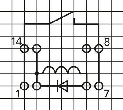 DIP12-1A72-12D Standex Electronics Reedrelais Bild 3