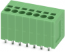 Leiterplattenklemme, 6-polig, RM 3.5 mm, 0,2-1,5 mm², 17.5 A, Federklemmanschluss, grün, 1990902