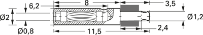 41.0055 Stäubli Electrical Connectors Laborsteckverbinder