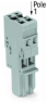 1-Leiter-Federleiste, 2-polig, RM 5 mm, 0,08-4,0 mm², AWG 28-12, gerade, 32 A, 500 V, Federkraftanschluss, 769-102/000-006