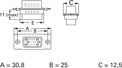 1658681-1 AMP D-Sub Steckverbinder Bild 2