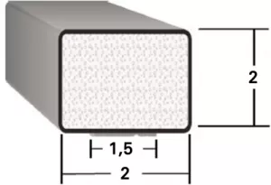 DQU2X2NI-N1,5V0-1,0M MTC Gehäusezubehör