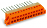 Steckverbinder, 7-polig, RM 5.08 mm, gerade, orange, 731-167/048-000