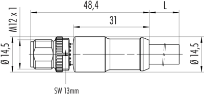 77 0605 0000 50704-0200 binder Sensor-Aktor Kabel Bild 2