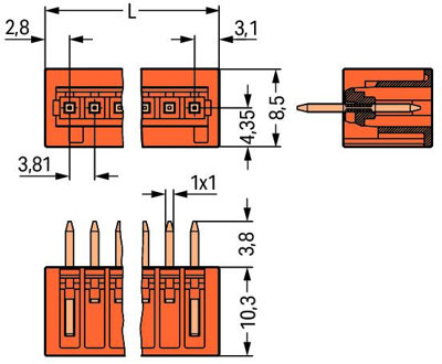 734-242/046-000 WAGO PCB Connection Systems Image 2