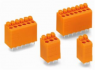 Leiterplattenklemme, 2-polig, RM 3.81 mm, 0,5-1,5 mm², 10 A, Push-in, orange, 735-122