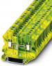 Schutzleiter-Reihenklemme, Schraubanschluss, 0,14-6,0 mm², 2-polig, 8 kV, gelb/grün, 3046223