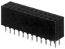 Buchsenleiste, 24-polig, RM 2.54 mm, gerade, schwarz, 6-534236-2