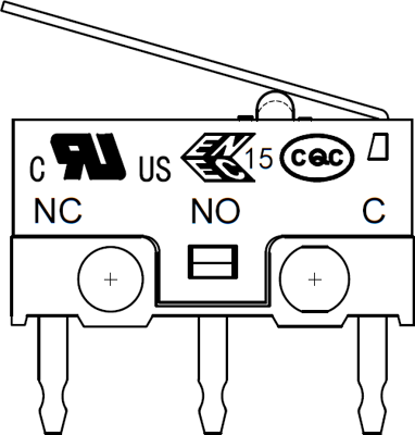 DGG3-E7LC ZF Switches and Sensors Snap Action Switches Image 2