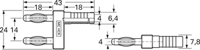 20.1020-21 Stäubli Electrical Connectors Kurzschlussstecker